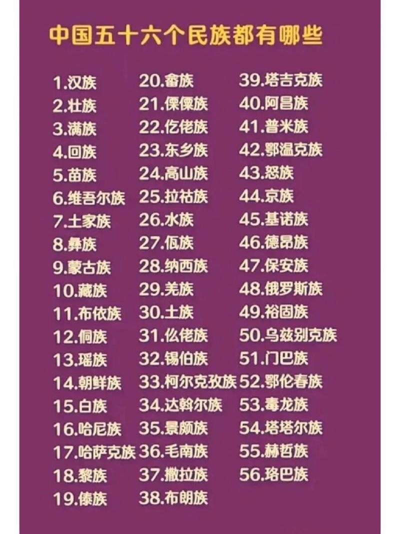 中国民族人口排名