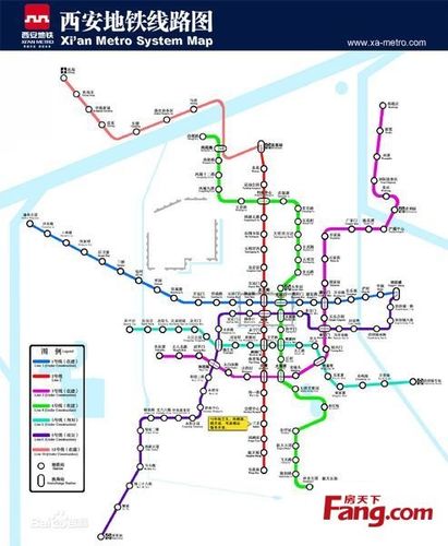 咸阳地铁规划图