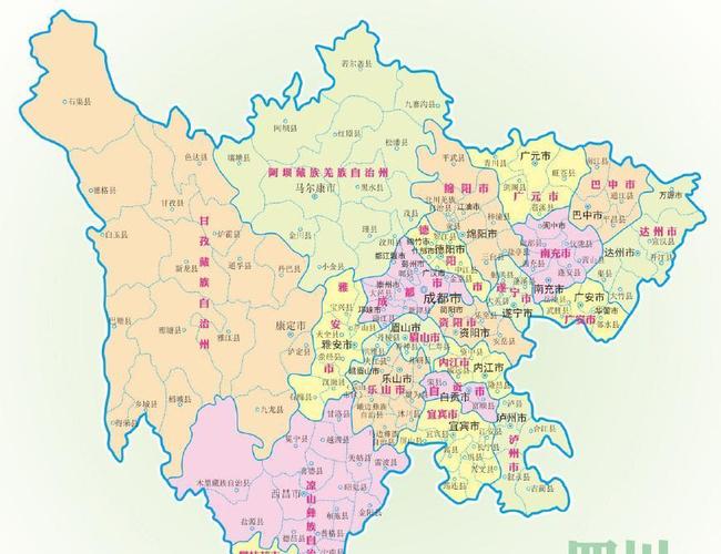 四川省有哪些城市的相关图片